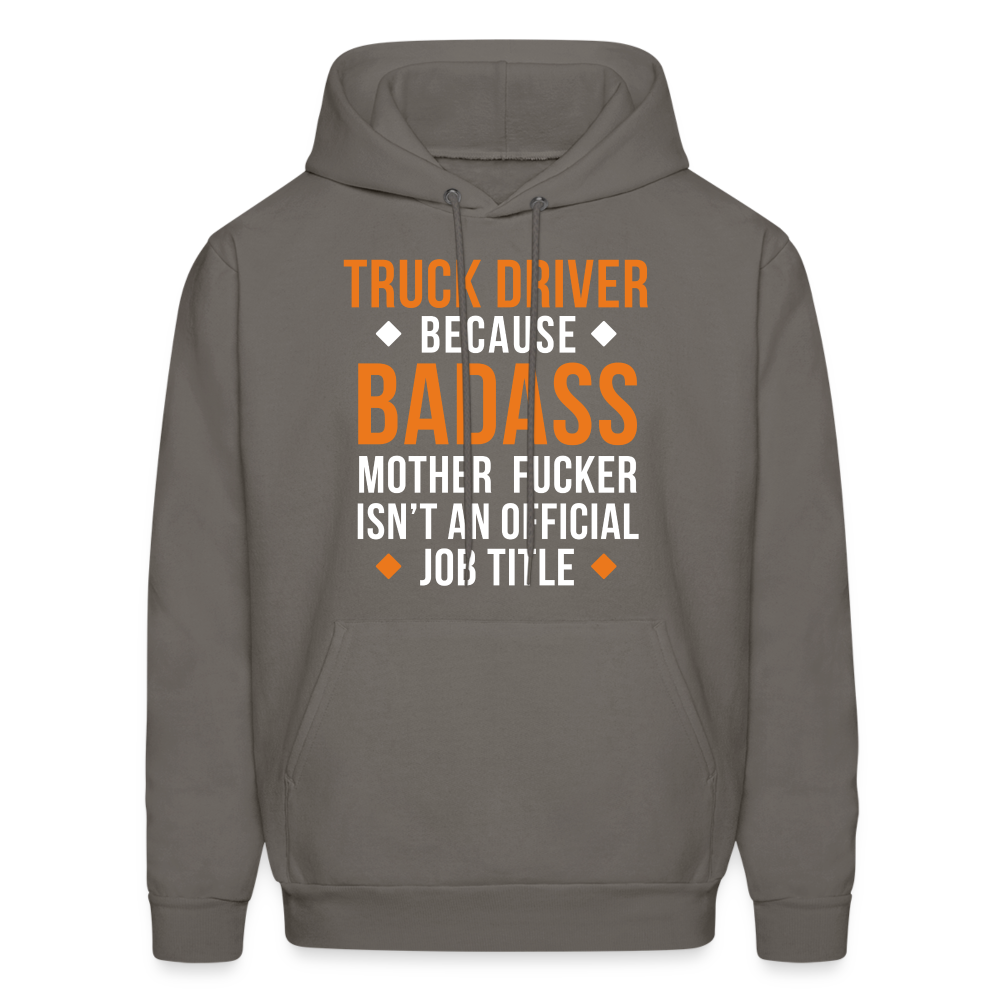 SB10433 Truck  driver badass Men's Hoodie - asphalt gray