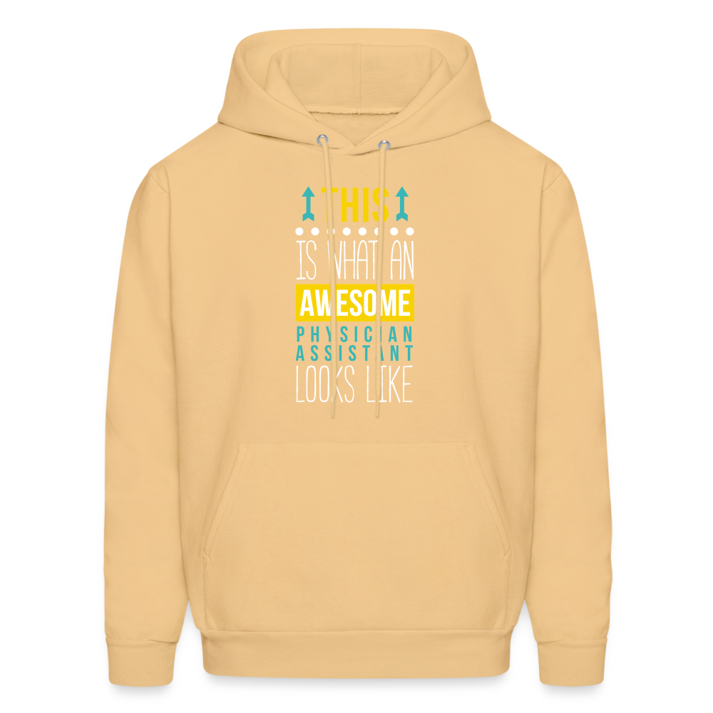 Physician assistant Hoodie - This is what an awesome Physician assistant looks like S00065 Men's Hoodie - light gold 
