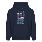 This is what an awesome Operations research analyst looks like  S00069 Men's Hoodie - navy