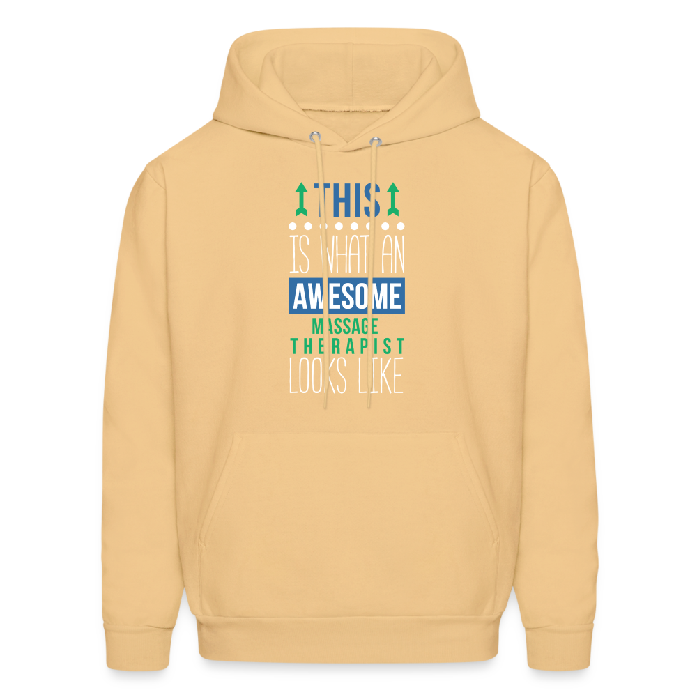 This is what an awesome Massage Therapist looks like S00079 Men's Hoodie - light gold 