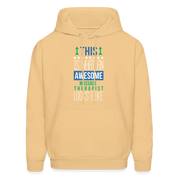 This is what an awesome Massage Therapist looks like S00079 Men's Hoodie - light gold 