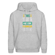 IT manager This is what an awesome IT manager looks like  S00074 Men's Hoodie - heather gray
