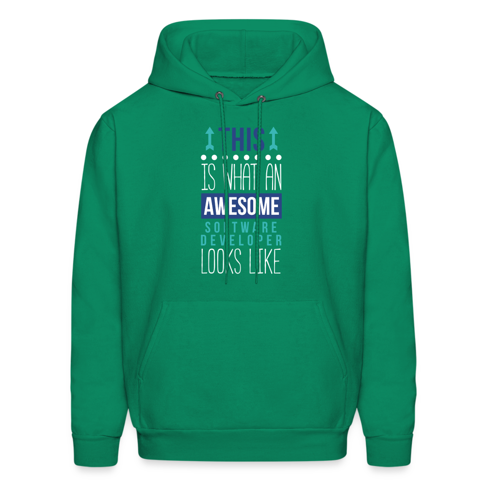 Nurse Practitioner Hoodie - This is what an awesome Nurse Practitioner looks like S00067 Men's Hoodie - kelly green