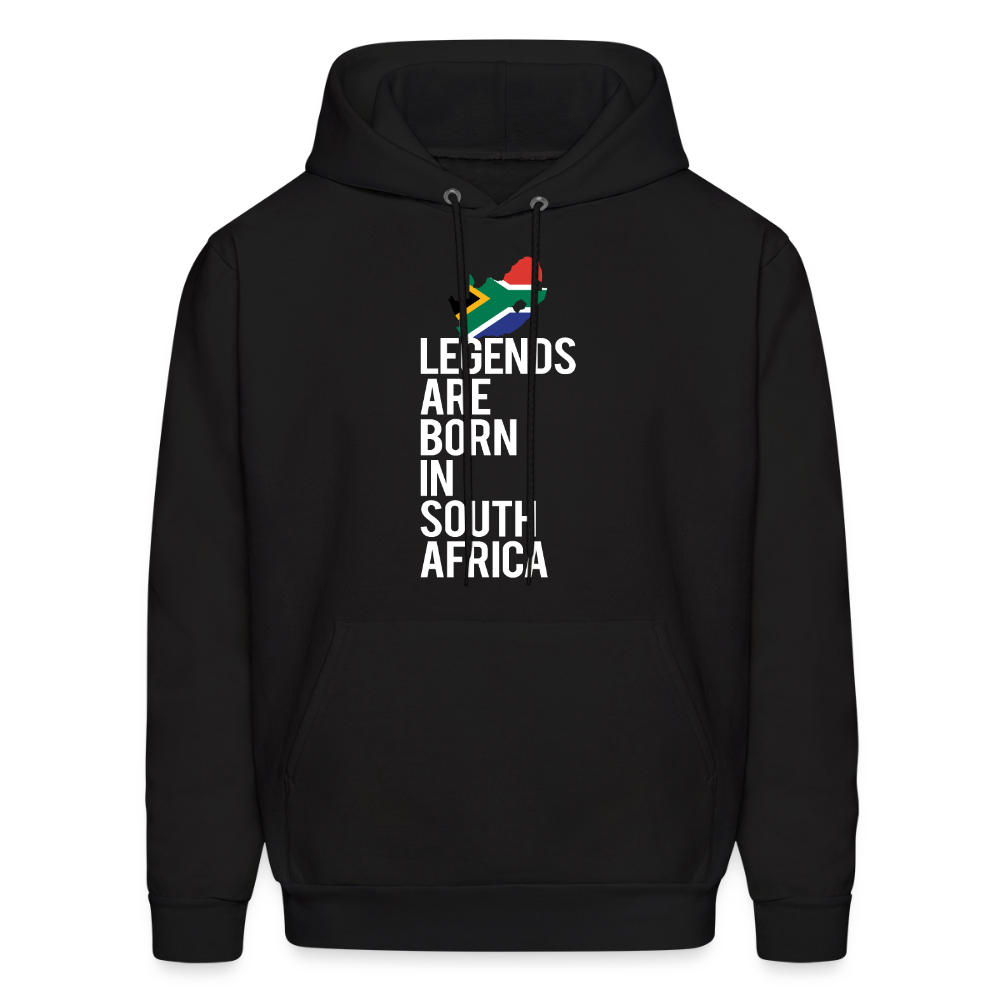 Legends are born in South Africa Unisex Hoodie - black