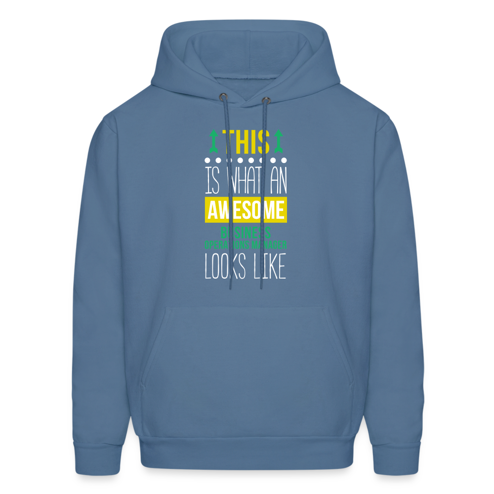 This is what an awesome Business operations manager looks like  S00080 Men's Hoodie - denim blue