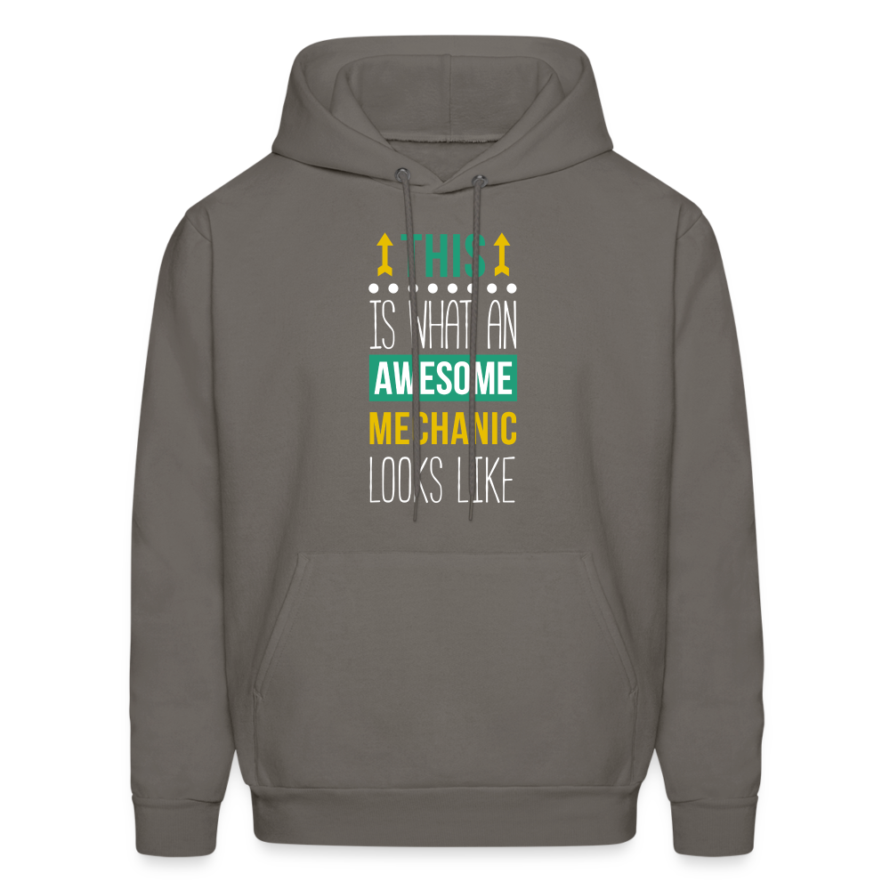 This is what an awesome Mechanic looks like S000103 Men's Hoodie - asphalt gray