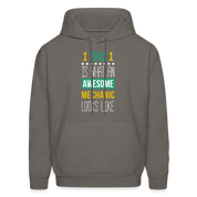 This is what an awesome Mechanic looks like S000103 Men's Hoodie - asphalt gray