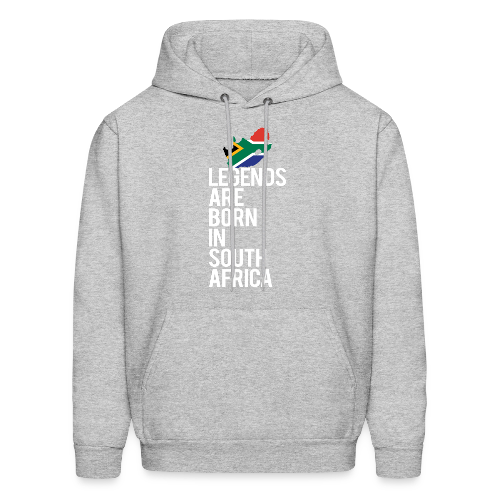 Legends are born in South Africa Unisex Hoodie - heather gray