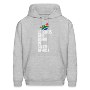 Legends are born in South Africa Unisex Hoodie - heather gray
