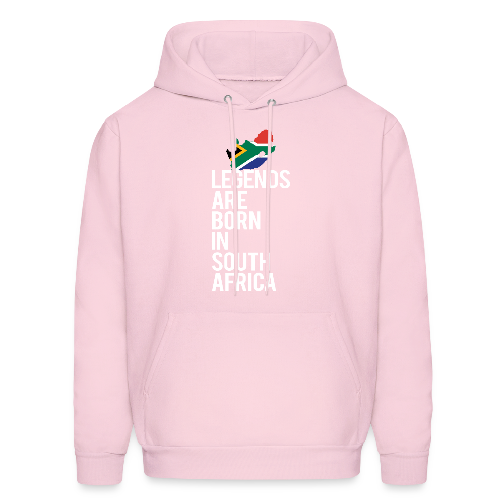 Legends are born in South Africa Unisex Hoodie - pale pink
