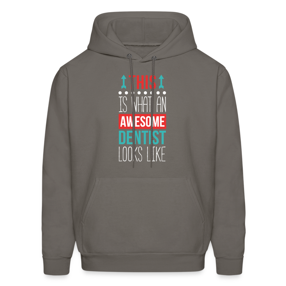 Dentist Hoodie - This is what an awesome Dentist looks like S00063 Men's Hoodie - asphalt gray