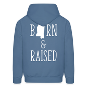 S00024 Mississippi Born & raised  Men's Hoodie - denim blue