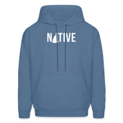 S00029 New Hampshire- Native Men's Hoodie - denim blue