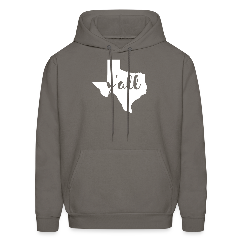 S00043 Texas -Y'all  Men's Hoodie - asphalt gray