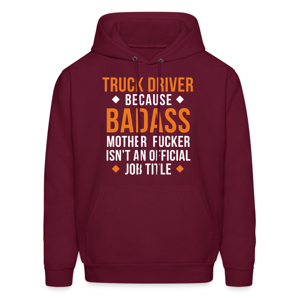 SB10433 Truck  driver badass Men's Hoodie - burgundy