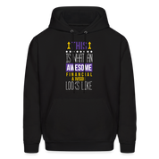 Financial advisor This is what an awesome Financial advisor looks like S00075Men's Hoodie - black