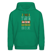 Carpenter Hoodie - This is what an awesome Carpenter looks like  S00096 Men's Hoodie - kelly green