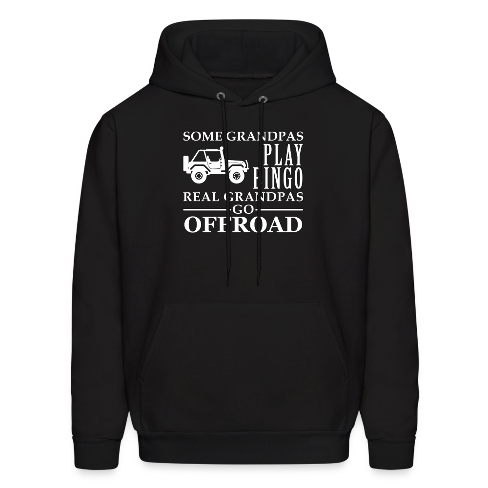 K00008 Some Grandpas play bingo, real Grandpas go Off-road  Men's Hoodie - black
