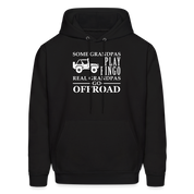 K00008 Some Grandpas play bingo, real Grandpas go Off-road  Men's Hoodie - black