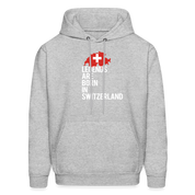 Legends are born in Switzerland Unisex Hoodie - heather gray