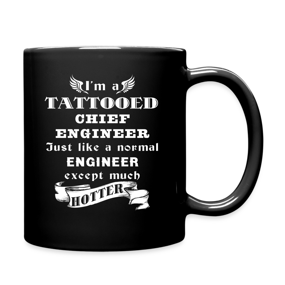 Chief Engineer Much Hotter Full Color Mug - black