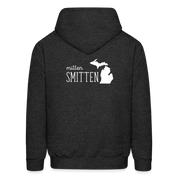 S00022 Michigan Mitten smitten Men's Hoodie - charcoal grey