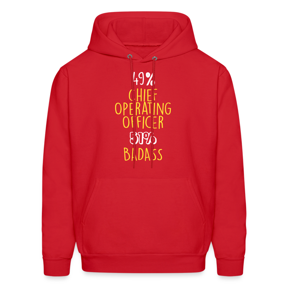 K00260  Chief Operating Officer Hoodie - Operating Officer Apparel, Operating Officer GiftMen's Hoodie - red