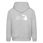 S00022 Michigan Mitten smitten Men's Hoodie - heather gray