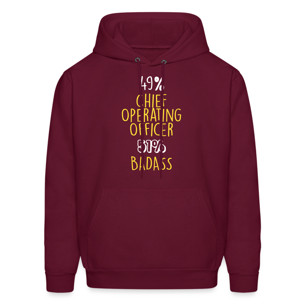 K00260  Chief Operating Officer Hoodie - Operating Officer Apparel, Operating Officer GiftMen's Hoodie - burgundy