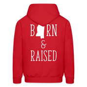 S00024 Mississippi Born & raised  Men's Hoodie - red