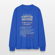 K00800 Computer Engineer crewneck - Computer Engineer see also WIZARD, MAGICIAN, - royal blue