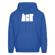 S00037 Oregon-Love  Men's Hoodie - royal blue