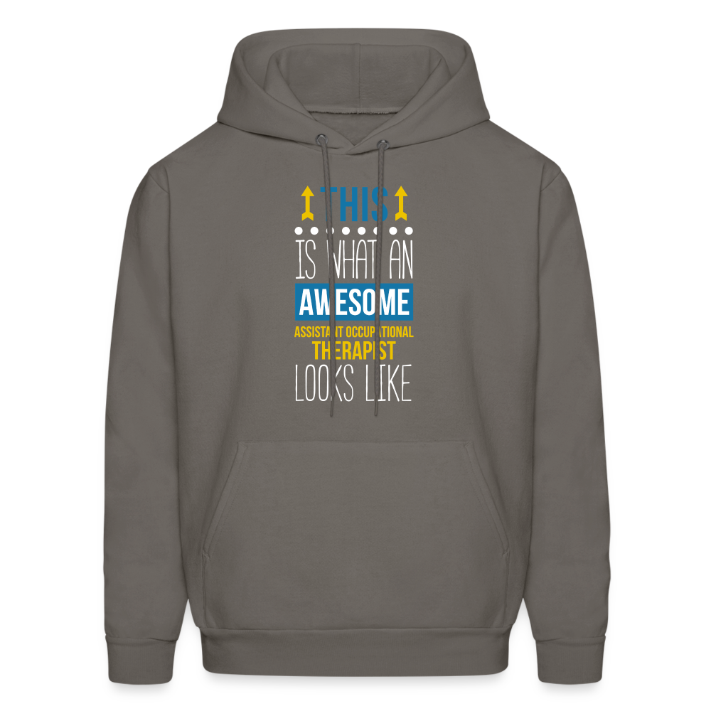 TThis is what an awesome Assistant occupational therapist looks like S00072 Men's Hoodie - asphalt gray