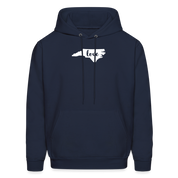 S00033 North Carolina- Love Men's Hoodie - navy