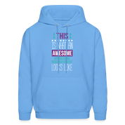 This is what an awesome Operations research analyst looks like  S00069 Men's Hoodie - carolina blue