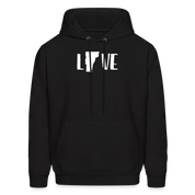 S00045 Vermont -Love Men's Hoodie - black