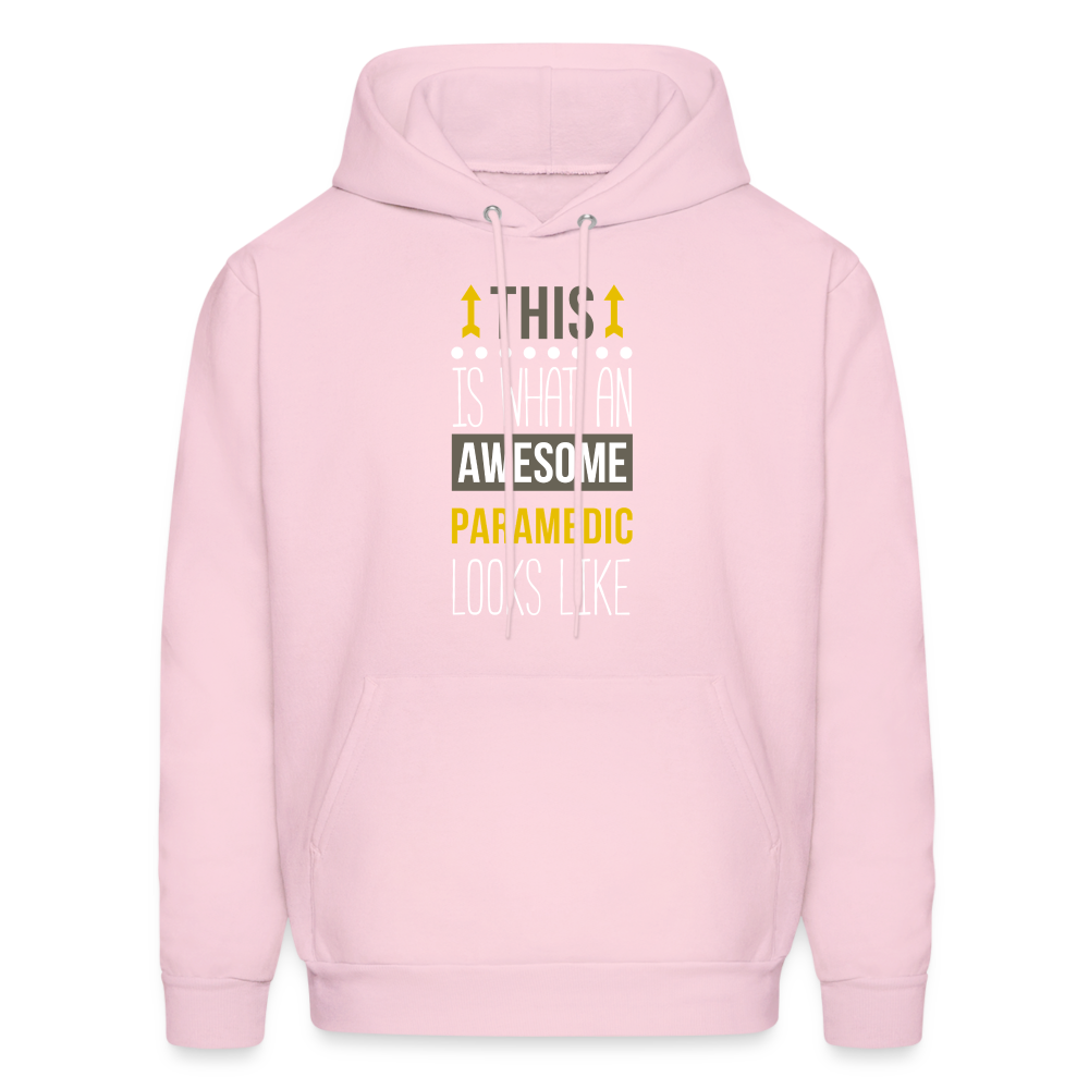 This is what an awesome Paramedic looks like  S00104 Men's Hoodie - pale pink
