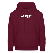 S00033 North Carolina- Love Men's Hoodie - burgundy