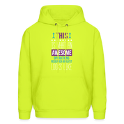 This is what an awesome Operations research analyst looks like  S00069 Men's Hoodie - safety green