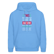 Psychologist This is what an awesome Psychologist looks like S00107 Men's Hoodie - carolina blue