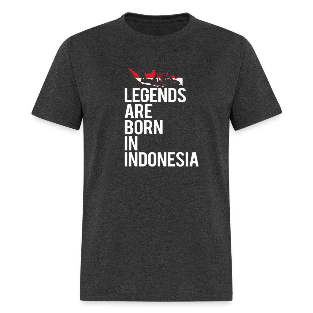 Legends are born in Indonesia Unisex Classic T-Shirt - heather black