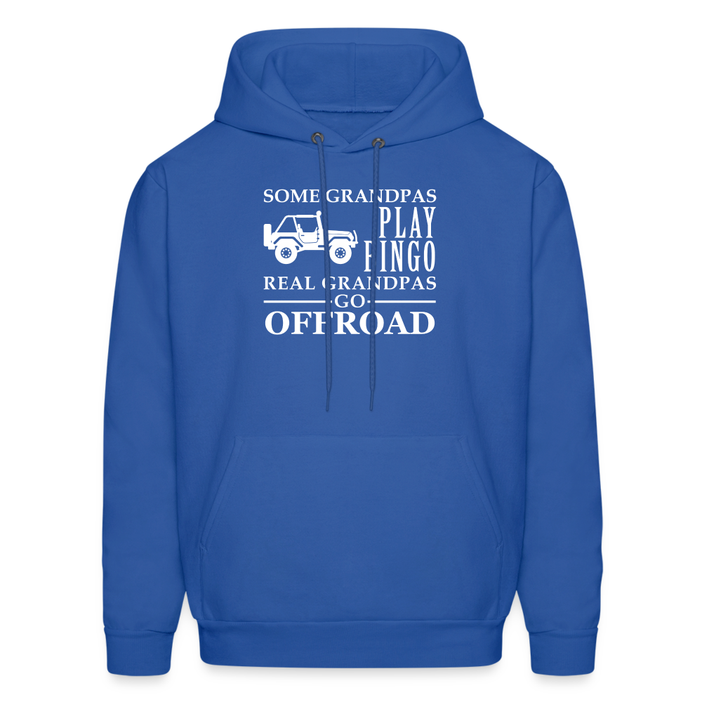 K00008 Some Grandpas play bingo, real Grandpas go Off-road  Men's Hoodie - royal blue