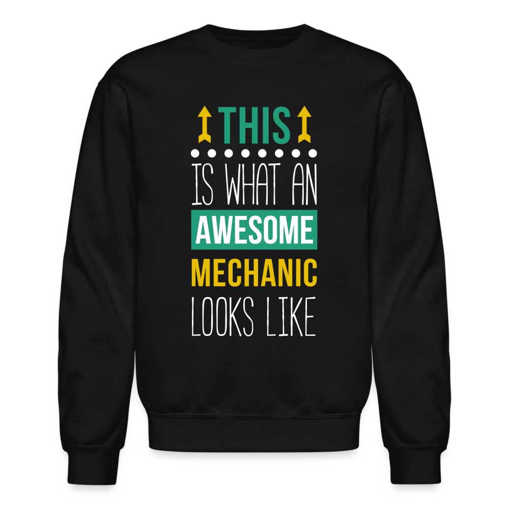 S00103 Mechanic Crewneck Sweatshirt - black