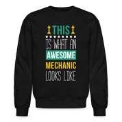 S00103 Mechanic Crewneck Sweatshirt - black