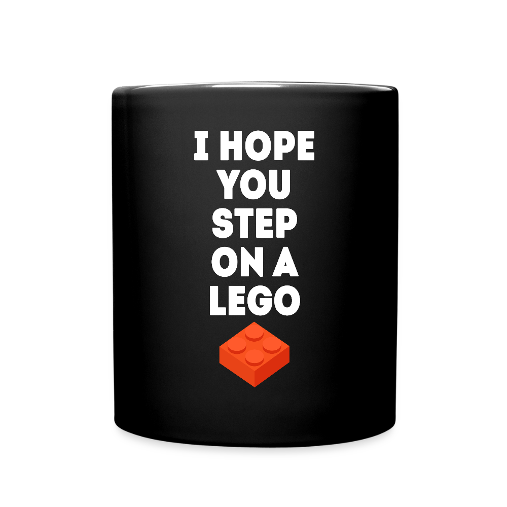 SB10535 Mug Funny Gifts - I hope you step on a lego - Perfect Gift for Your Dad, Mom, Boyfriend, Girlfriend, or Friend - Made in the USA! 11oz Black - black