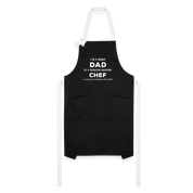 P01168 I'm a proud DAD of a freaking awesome Chef (He)  Apron - black/white
