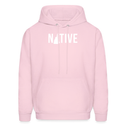 S00029 New Hampshire- Native Men's Hoodie - pale pink