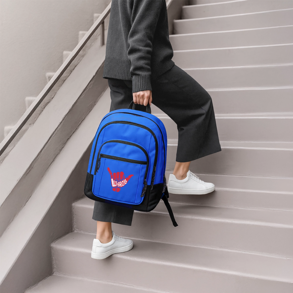 Backpack SB10633 Let's roll BJJ - royal blue