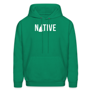 S00029 New Hampshire- Native Men's Hoodie - kelly green