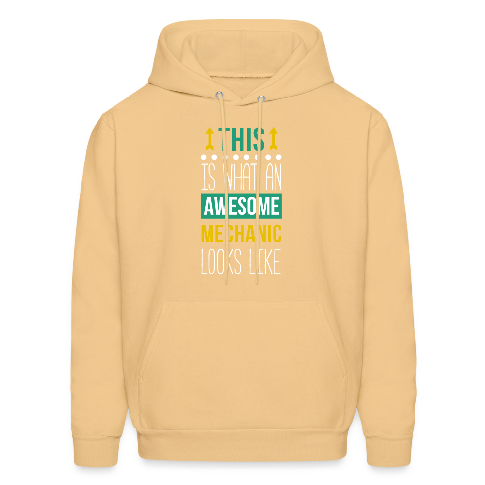 This is what an awesome Mechanic looks like S000103 Men's Hoodie - light gold 